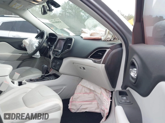 2019 Jeep Cherokee Limited with VIN 1C4PJLDN0KD300846, listed as a IAAI auction lot 41688555 with 54,166 mi miles. Bid and sale history available at carsss.com. Image 5.