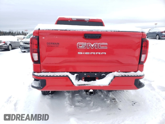 2024 GMC Sierra 1500 Pro with VIN 1GTUUAED8RZ203105, listed as a Copart auction lot 82623234 with 9,778 mi miles and Salvage Title. Bid and sale history available at carsss.com. Image 6.