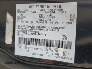 2008 Ford Explorer XLT with VIN 1FMEU73818UA67114, listed as a Copart auction lot 69766924 with 171,484 mi miles and Salvage Title. Bid and sale history available at carsss.com. Image 13.