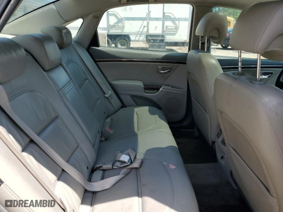 2009 Hyundai Azera GLS with VIN KMHFC46D39A350678, listed as a Copart auction lot 68892514 with 0 mi miles and Salvage Title. Bid and sale history available at carsss.com. Image 10.