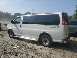 2014 Chevrolet Express Passenger 1LT with VIN 1GAZGYFG9E1209169, listed as a Copart auction lot 59921885 with 310,119 mi miles and Clean title. Bid and sale history available at DreamBid. Image 2.