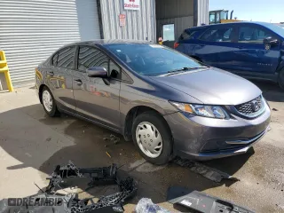 2014 Honda Civic Sedan LX with VIN 19XFB2F5XEE022122, listed as a Copart auction lot 45699485 with 167,722 mi miles and Salvage Title. Bid and sale history available at carsss.com. Image 4.