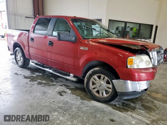 2008 Ford F-150 XL with VIN 1FTRW12W48FB48853, listed as a Copart auction lot 60558615 with Not provided miles and Salvage title. Bid and sale history available at DreamBid. Image 4.