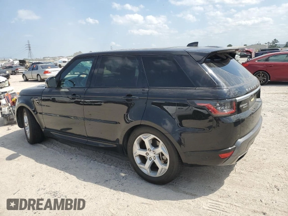 2018 Land Rover Range Rover Sport HSE with VIN SALWR2RVXJA401313, listed as a Copart auction lot 53058005 with 62,671 mi miles and Salvage Title. Bid and sale history available at DreamBid. Image 2.