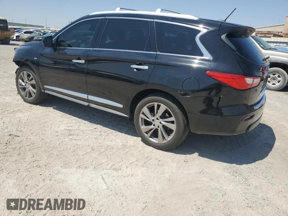 2014 Infiniti QX60 with VIN 5N1AL0MM8EC542358, listed as a Copart auction lot 61184495 with 31,859 mi miles and Salvage title. Bid and sale history available at DreamBid. Image 2.