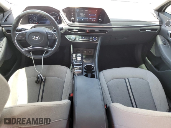 2020 Hyundai Sonata SEL z VIN 5NPEF4JA0LH028116, wystawiony jako Copart lot #57216045 z przebiegiem 58 285 mil mil oraz Nie do naprawy • Non repairable. Historia ofert i sprzedaży dostępna na DreamBid. Obrazek 8.