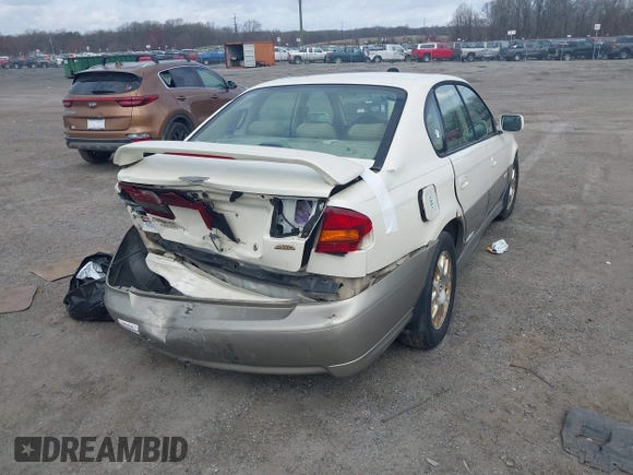 2002 Subaru Legacy Outback with VIN 4S3BE896027215226, listed as a IAAI auction lot 41777270 with 215,899 mi miles and . Bid and sale history available at DreamBid. Image 4.