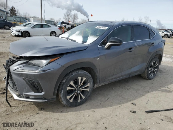 2019 Lexus NX with VIN JTJBARBZ4K2215424, listed as a Copart auction lot 45492685 with NaN miles and Salvage Title. Bid and sale history available at carsss.com. Image 1.