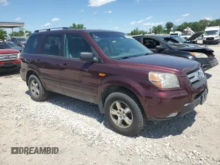 2007 Honda Pilot EX-L z VIN 5FNYF18577B007448, wystawiony jako Copart lot #58247885 z przebiegiem 167 628 mil mil oraz Czysty tytuł • Clean title. Historia ofert i sprzedaży dostępna na DreamBid. Obrazek 4.