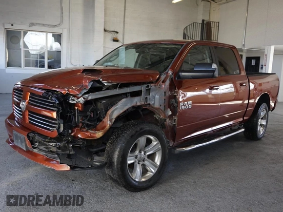 2013 Ram 1500 Sport с VIN 1C6RR7MT4DS614058, выставлен на аукционе Copart как лот 43633445 с пробегом 102 729 миль миль и Списание • Salvage title. История ставок и продаж доступна на DreamBid. Изображение 2.
