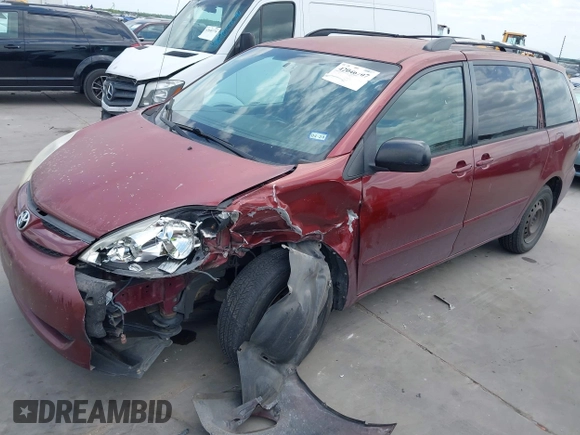 2009 Toyota Sienna CE with VIN 5TDZK23C29S246156, listed as a IAAI auction lot 42046707 with 169,890 mi miles and . Bid and sale history available at DreamBid. Image 17.