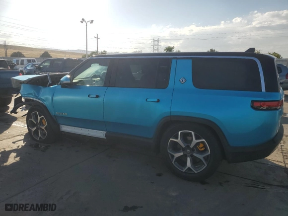 2023 Rivian R1S Adventure with VIN 7PDSGABA5PN027894, listed as a Copart auction lot 71442484 with 4,456 mi miles and Salvage Title. Bid and sale history available at carsss.com. Image 2.