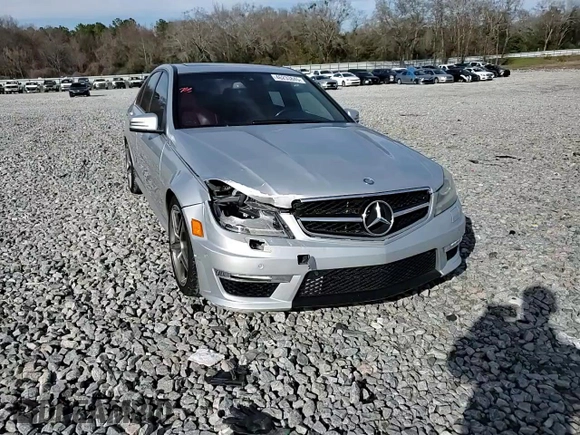 2012 Mercedes-Benz C 63 AMG with VIN WDDGF7HB1CA708788, listed as a Copart auction lot 46233845 with 164,262 mi miles and Salvage Title. Bid and sale history available at carsss.com. Image 13.