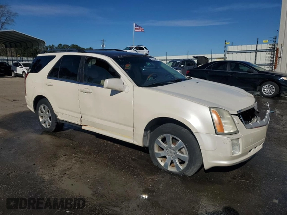 2007 Cadillac SRX with VIN 1GYEE63A670143487, listed as a Copart auction lot 87318294 with 129,762 mi miles and Salvage Title. Bid and sale history available at carsss.com. Image 4.