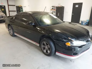 2002 Chevrolet Monte Carlo SS with VIN 2G1WX15K929207591, listed as a IAAI auction lot 41393890 with 135,405 mi miles. Bid and sale history available at carsss.com. Image 1.