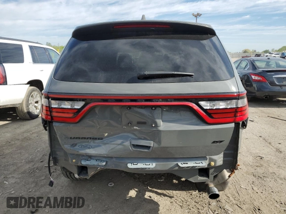 2021 Dodge Durango GT with VIN 1C4RDJDG1MC751671, listed as a Copart auction lot 55918625 with 49,208 mi miles and Salvage title. Bid and sale history available at DreamBid. Image 6.
