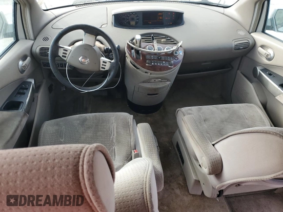 2004 Nissan Quest SE with VIN 5N1BV28U44N369591, listed as a Copart auction lot 86187734 with 250,755 mi miles and Salvage Title. Bid and sale history available at carsss.com. Image 8.