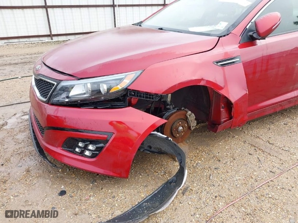 2014 Kia Optima EX with VIN 5XXGN4A76EG281195, listed as a IAAI auction lot 41875540 with 131,751 mi miles. Bid and sale history available at carsss.com. Image 6.