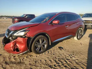 2019 Nissan Murano Platinum z VIN 5N1AZ2MS4KN116305, wystawiony jako Copart lot #46886315 z przebiegiem 48 013 mil mil oraz Szkoda całkowita • Salvage title. Historia ofert i sprzedaży dostępna na DreamBid. Obrazek 1.