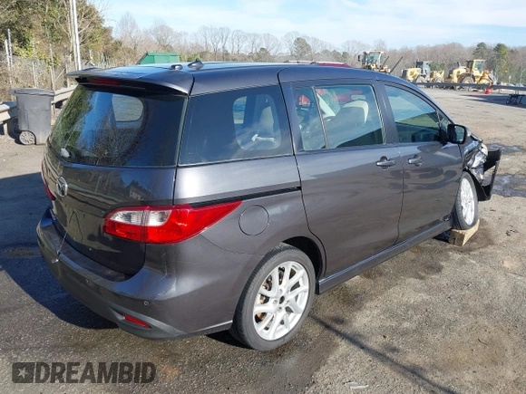 2014 Mazda 5 Touring with VIN JM1CW2CL3E0169367, listed as a IAAI auction lot 41673896 with 137,244 mi miles. Bid and sale history available at carsss.com. Image 4.