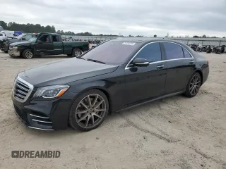 2020 Mercedes-Benz S-Class S 560 with VIN W1KUG8DB9LA569120, listed as a Copart auction lot 71278734 with 57,896 mi miles and Salvage Title. Bid and sale history available at carsss.com. Image 1.