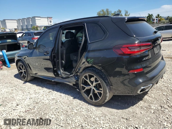 2022 BMW X5 sDrive40i with VIN 5UXCR4C06N9L04487, listed as a Copart auction lot 47788655 with 49,687 mi miles and Salvage Title. Bid and sale history available at carsss.com. Image 2.