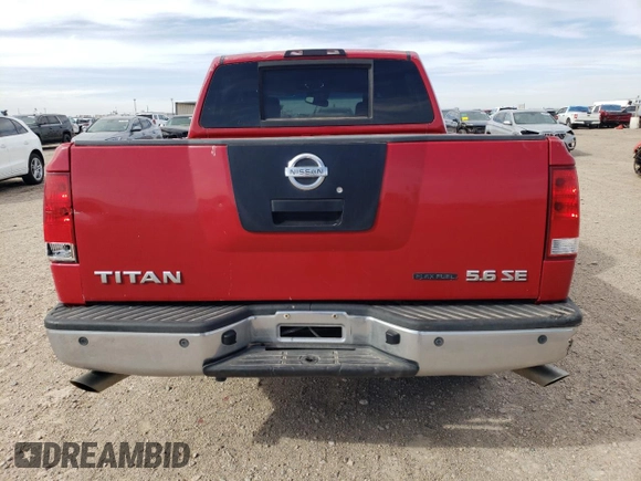 2009 Nissan Titan SE with VIN 1N6BA07D49N311037, listed as a Copart auction lot 49091905 with 190,758 mi miles and Salvage Title. Bid and sale history available at carsss.com. Image 6.