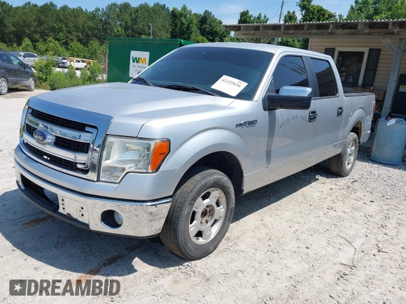 2014 Ford F-150 XL with VIN 1FTFW1CF7EKD93151, listed as a IAAI auction lot 42329436 with 155,615 mi miles and . Bid and sale history available at DreamBid. Image 2.