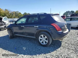 2006 Nissan Murano SE with VIN JN8AZ08W16W532810, listed as a Copart auction lot 75893674 with 0 mi miles and Salvage Title. Bid and sale history available at carsss.com. Image 2.