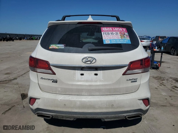2019 Hyundai Santa Fe XL Limited Ultimate with VIN KM8SR4HF5KU307735, listed as a Copart auction lot 46835275 with 0 mi miles and Salvage Title. Bid and sale history available at carsss.com. Image 6.