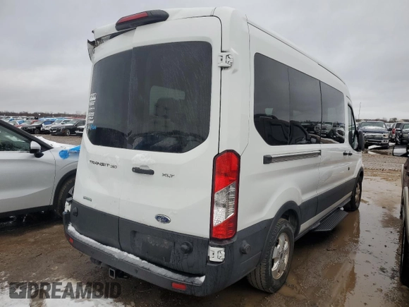 2019 Ford Transit Passenger XL with VIN 1FBAX2CG7KKA62558, listed as a Copart auction lot 81088864 with 48,967 mi miles and Salvage Title. Bid and sale history available at carsss.com. Image 3.