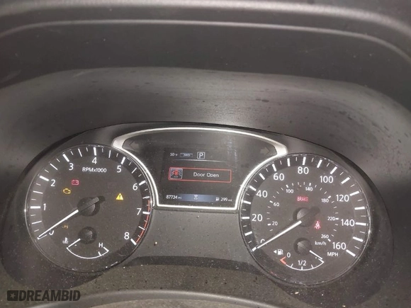 2019 Nissan Pathfinder S with VIN 5N1DR2MM2KC631863, listed as a IAAI auction lot 41454779 with 87,734 mi miles. Bid and sale history available at carsss.com. Image 7.