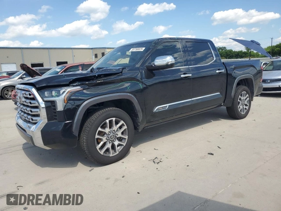 2022 Toyota Tundra 1794 Edition with VIN 5TFMA5DB7NX001779, listed as a Copart auction lot 55788825 with 51,582 mi miles and Salvage title. Bid and sale history available at DreamBid. Image 1.
