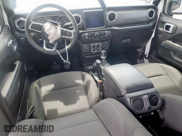 2023 Jeep Gladiator Overland z VIN 1C6HJTFG0PL514615, wystawiony jako Copart lot #57795945 z przebiegiem 32 427 mil mil oraz Czysty tytuł • Clean title. Historia ofert i sprzedaży dostępna na DreamBid. Obrazek 8.
