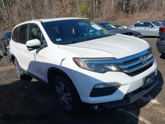 2016 Honda Pilot EX-L with VIN 5FNYF6H50GB073384, listed as a IAAI auction lot 41639667 with 99,267 mi miles. Bid and sale history available at carsss.com. Image 1.