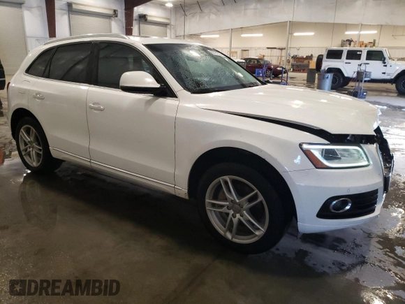 2016 Audi Q5 Premium Plus with VIN WA1CVAFP3GA056182, listed as a Copart auction lot 88791535 with 145,018 mi miles and Salvage title. Bid and sale history available at DreamBid. Image 4.