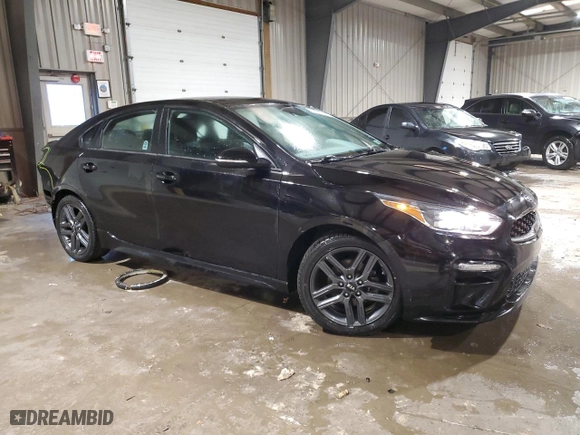 2020 Kia Forte GT-Line with VIN 3KPF34AD8LE242556, listed as a Copart auction lot 47356945 with 56,097 mi miles and Salvage Title. Bid and sale history available at carsss.com. Image 4.