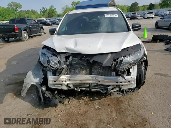 2021 Honda Passport EX-L with VIN 5FNYF7H52MB005038, listed as a Copart auction lot 53276325 with 50,755 mi miles and Salvage Title. Bid and sale history available at DreamBid. Image 12.