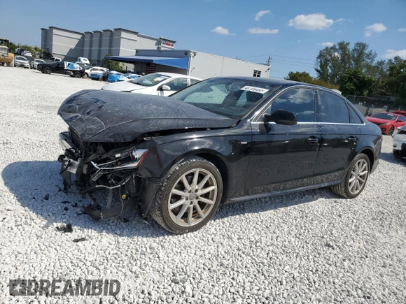 2016 Audi A4 Premium with VIN WAUAFAFL4GN001267, listed as a Copart auction lot 48709495 with 79,493 mi miles and Salvage Title. Bid and sale history available at carsss.com. Image 1.