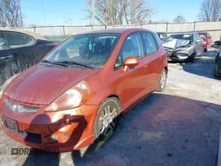 2008 Honda Fit Sport with VIN JHMGD38688S017060, listed as a IAAI auction lot 41384796 with 196,058 mi miles. Bid and sale history available at carsss.com. Image 2.