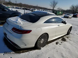 2016 Mercedes-Benz S-Class S 550 with VIN WDDXJ8FB2GA013717, listed as a Copart auction lot 87459944 with 105,512 mi miles and Salvage Title. Bid and sale history available at carsss.com. Image 3.