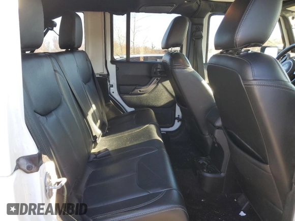 2018 Jeep Wrangler JK Unlimited Sahara with VIN 1C4BJWEG9JL863359, listed as a Copart auction lot 82865114 with 42,607 mi miles and Salvage Title. Bid and sale history available at carsss.com. Image 11.