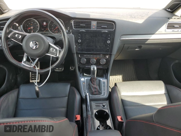2019 Volkswagen Golf GTI S with VIN 3VW6T7AU4KM021622, listed as a Copart auction lot 58735964 with 51,341 mi miles and Salvage Title. Bid and sale history available at carsss.com. Image 8.