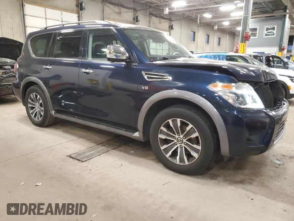 2018 Nissan Armada SV with VIN JN8AY2NC2J9557148, listed as a Copart auction lot 82562224 with 78,780 mi miles and Salvage Title. Bid and sale history available at carsss.com. Image 4.