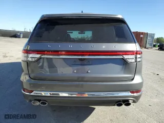 2024 Lincoln Aviator Reserve with VIN 5LM5J7XC9RGL00273, listed as a Copart auction lot 48043405 with 15,100 mi miles and Clean Title. Bid and sale history available at carsss.com. Image 6.