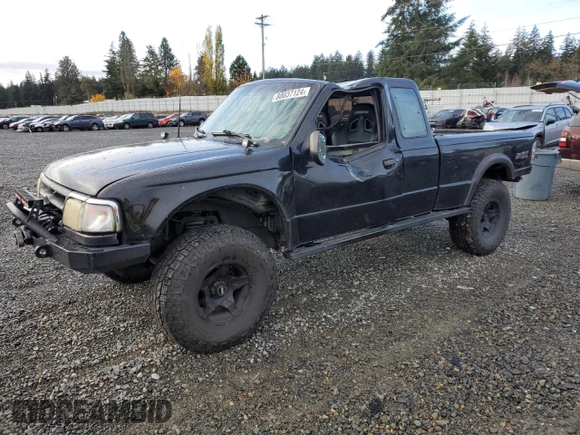 1997 Ford Ranger XLT with VIN 1FTCR15X8VPB38589, listed as a Copart auction lot 80037124 with 212,826 mi miles and Salvage Title. Bid and sale history available at DreamBid. Image 1.