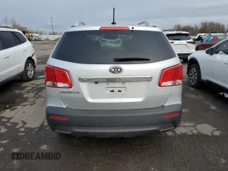2012 Kia Sorento LX with VIN 5XYKTDA20CG188816, listed as a Copart auction lot 48737075 with 201,709 mi miles and Clean Title. Bid and sale history available at carsss.com. Image 6.