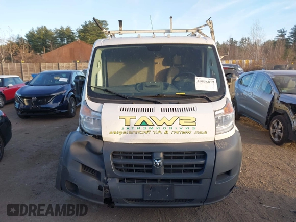 2018 Ram ProMaster Cargo with VIN 3C6TRVAG7JE107042, listed as a IAAI auction lot 40856879 with 250,956 mi miles and . Bid and sale history available at DreamBid. Image 12.