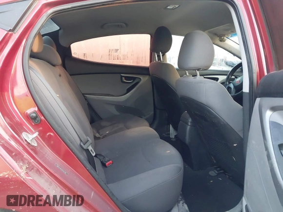 2016 Hyundai Elantra SE with VIN 5NPDH4AE2GH751769, listed as a IAAI auction lot 41928612 with 125,820 mi miles. Bid and sale history available at carsss.com. Image 8.