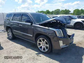 2015 Cadillac Escalade Premium with VIN 1GYS4CKJ1FR188045, listed as a IAAI auction lot 42436037 with 156,997 mi miles and . Bid and sale history available at DreamBid. Image 1.